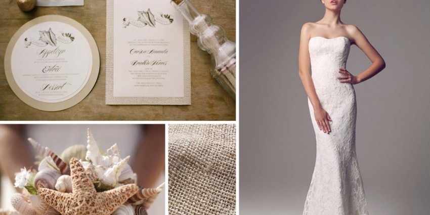 Inspiration Board #30 - Natural Beach Wedding