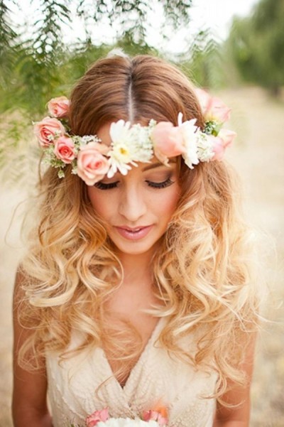 Corona di fiori per capelli fiore