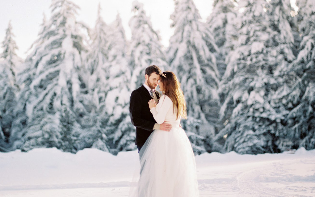 15 favolose decorazioni per il matrimonio in inverno